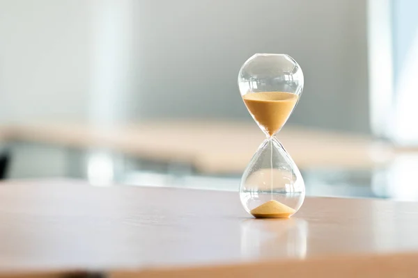 Sand Clock Business Time Management Concept — Stock Photo, Image