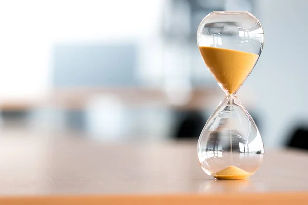 Sand Clock Business Time Management Concept — Stock Photo, Image