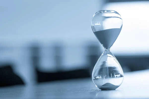 Sand Clock Business Time Management Concept — Stock Photo, Image