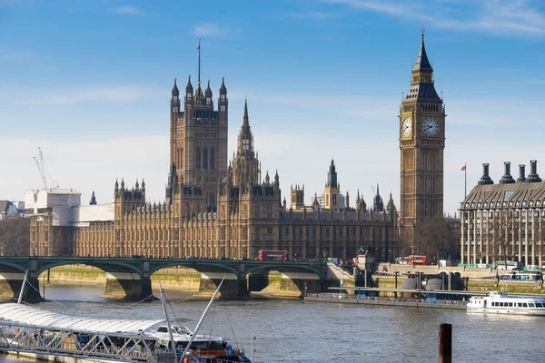 Big Ben Westminsterské Opatství Londýně Anglie — Stock fotografie