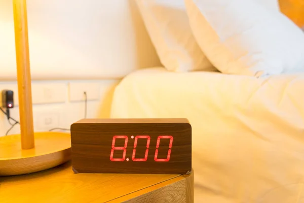 Alarm Clock Work Time Bed — Stock Photo, Image