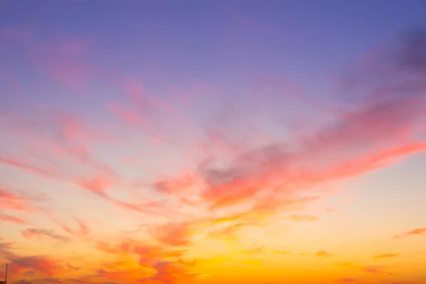 Hermoso Atardecer Cielo Fondo — Foto de Stock