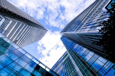 Londra ofis çalışma ve toplantı gökdelen Binası