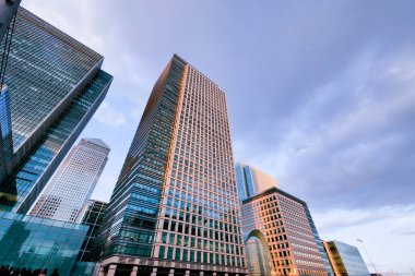 Londra ofis çalışma ve toplantı gökdelen Binası