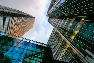 Londra ofis çalışma ve toplantı gökdelen Binası