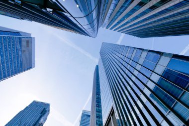 Londra ofis çalışma ve toplantı gökdelen Binası