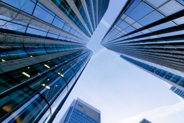 Londra ofis çalışma ve toplantı gökdelen Binası