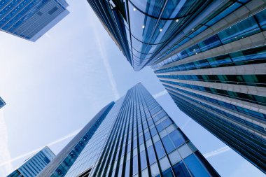 Londra ofis çalışma ve toplantı gökdelen Binası