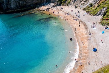 Durdle Door, Dorset in UK, Jurassic Coast World Heritage Site clipart