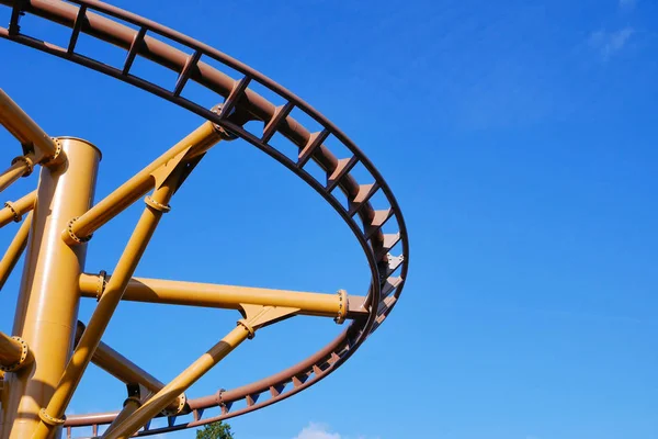 Roller Coaster Blue Sky — Stock Photo, Image