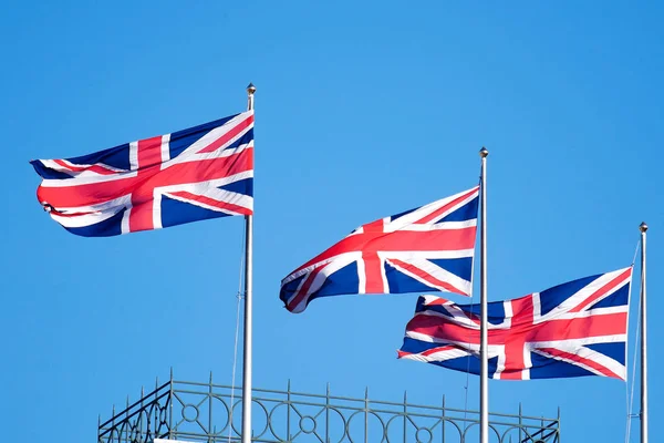 British English National Flag London — Stock Photo, Image