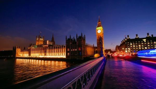 Abadia Big Ben Westminster Londres Inglaterra — Fotografia de Stock