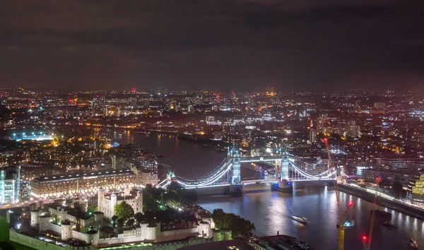 Tower Bridge Ruchu Londyn Anglia — Zdjęcie stockowe