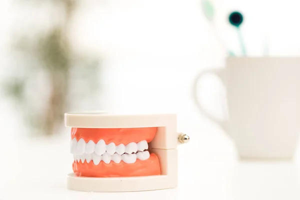 Set Der Medizinischen Geräte Des Zahnarztes — Stockfoto