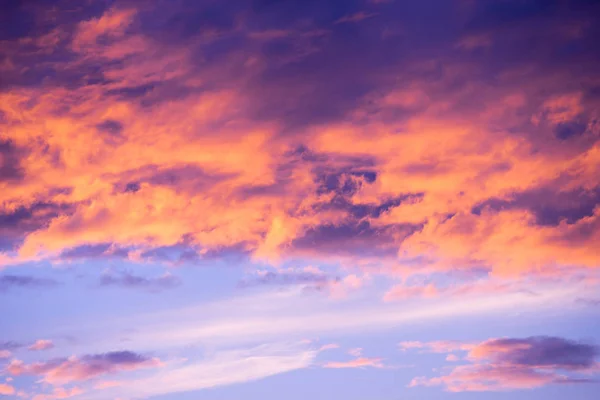 Sonnenuntergang Himmel Hintergrund Sommer — Stockfoto