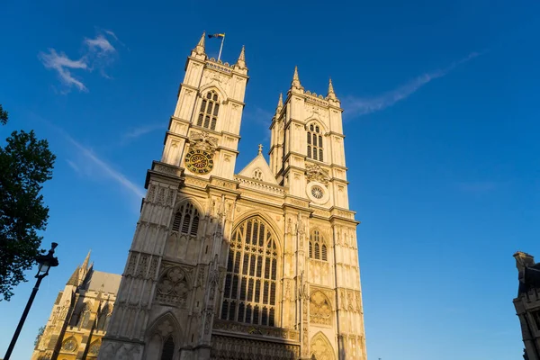 Big Ben Και Westminster Abbey Στο Λονδίνο Αγγλία — Φωτογραφία Αρχείου