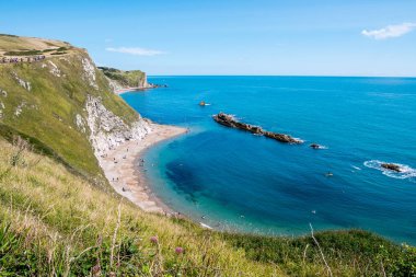 Durdle kapı, Dorset İngiltere'de, Jurassic Coast dünya mirası