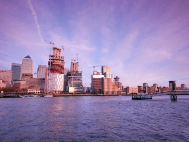 Londra ofis çalışma ve toplantı gökdelen Binası