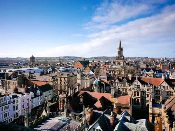 Oxford city from the top view