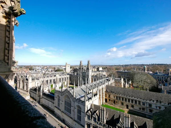 Město Oxford Pohledu Shora — Stock fotografie