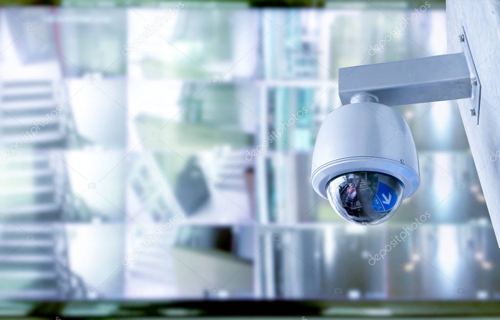 CCTV security camera in locations