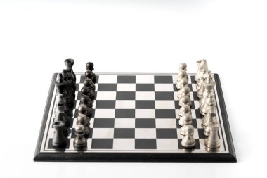 Satranç iş kavramı, lider takım çalışması ve başarı