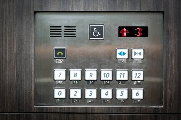 Знак Инвалида Лифте — стоковое фото