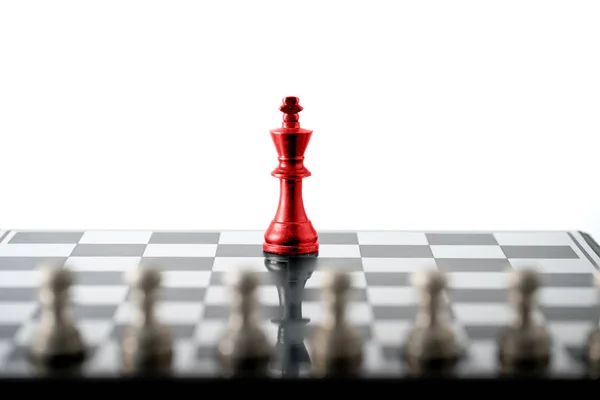 Chess Affärsidé Ledare Lagarbete Framgång — Stockfoto