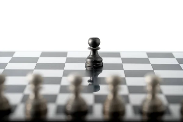 Σκάκι Της Επιχειρηματικής Ιδέας Ομαδική Εργασία Ηγέτης Επιτυχία — Φωτογραφία Αρχείου
