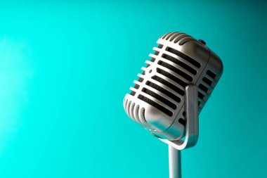 Vintage tarzı mikrofon Studio