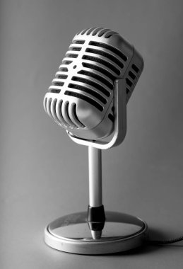 Parti ya da konser retro tarzı mikrofon