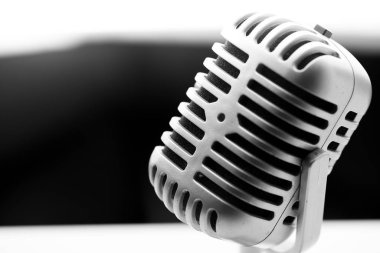 Vintage tarzı mikrofon Studio
