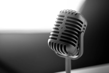 Vintage tarzı mikrofon Studio