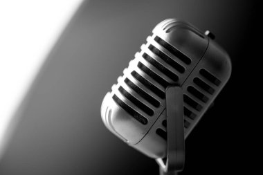 Vintage tarzı mikrofon Studio