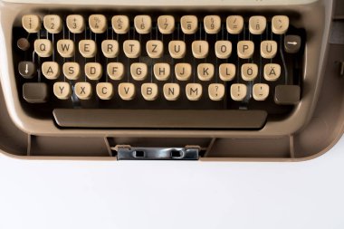 Retro tarzı daktilo Studio, yakın çekim