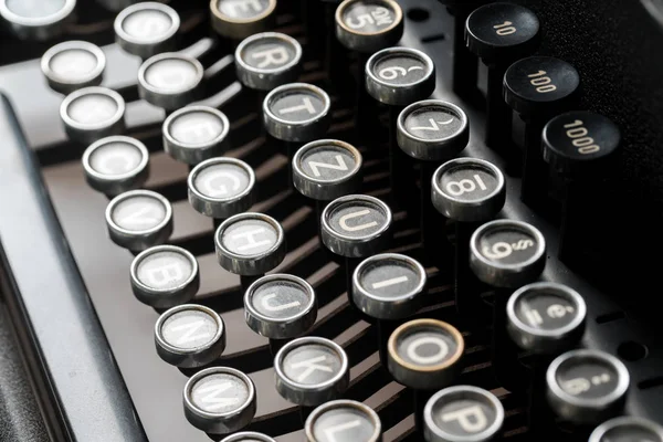 Close Retro Style Typewriter Studio — Stock Photo, Image