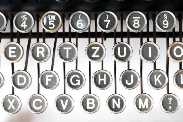 Close Retro Style Typewriter Studio — Stock Photo, Image