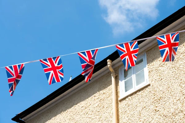 British English National Flag Restaurant Pub London — Stock Photo, Image