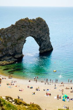 Durdle kapı, Dorset İngiltere'de, Jurassic Coast dünya mirası