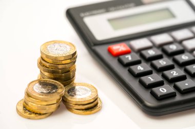Yeni bir İngiliz Lirası para Studio, ekonomi kavramı