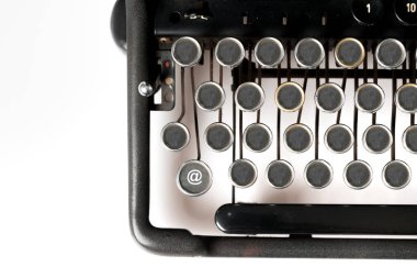Web Tasarım anahtar kelime yakın çekim, retro tarzı daktilo Studio