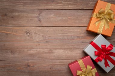 Dekorasyon için hediye kutusu, yeni yıl ve Noel günü