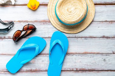 En tepeden tropik yaz konsepti