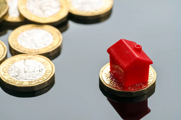 Housing Estate Concept Coins Studio — Stock Photo, Image