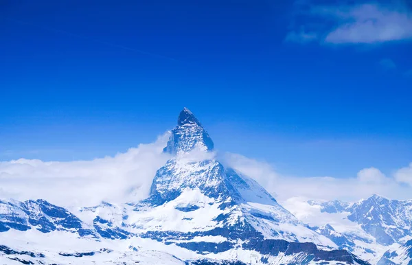 Gipfel Des Matterhorns Zermatt Schweiz — Stockfoto