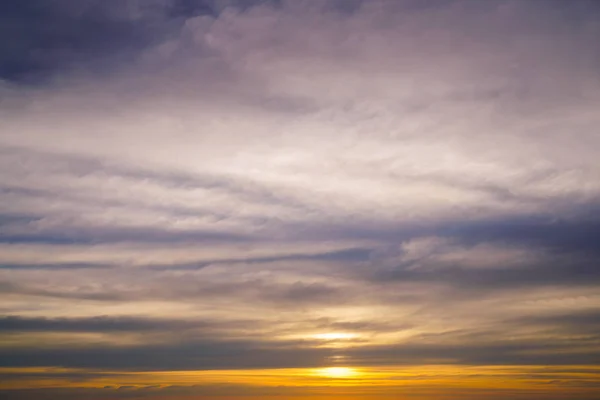 Sonnenuntergang Himmel Hintergrund Strand Sommer — Stockfoto