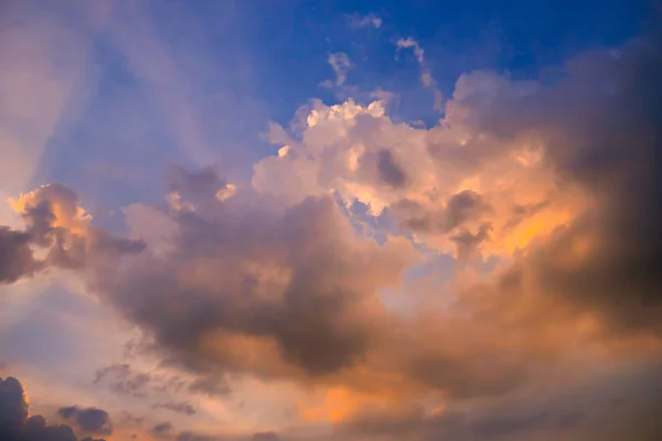 Coucher Soleil Ciel Arrière Plan Été — Photo