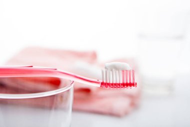 Colorful Toothbrush for dental care concept