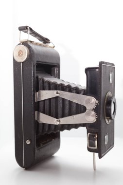 Vintage ve retro kamera stüdyoda.