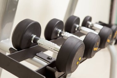 Ağırlık çalışması ve sağlıklı konsept için aptal